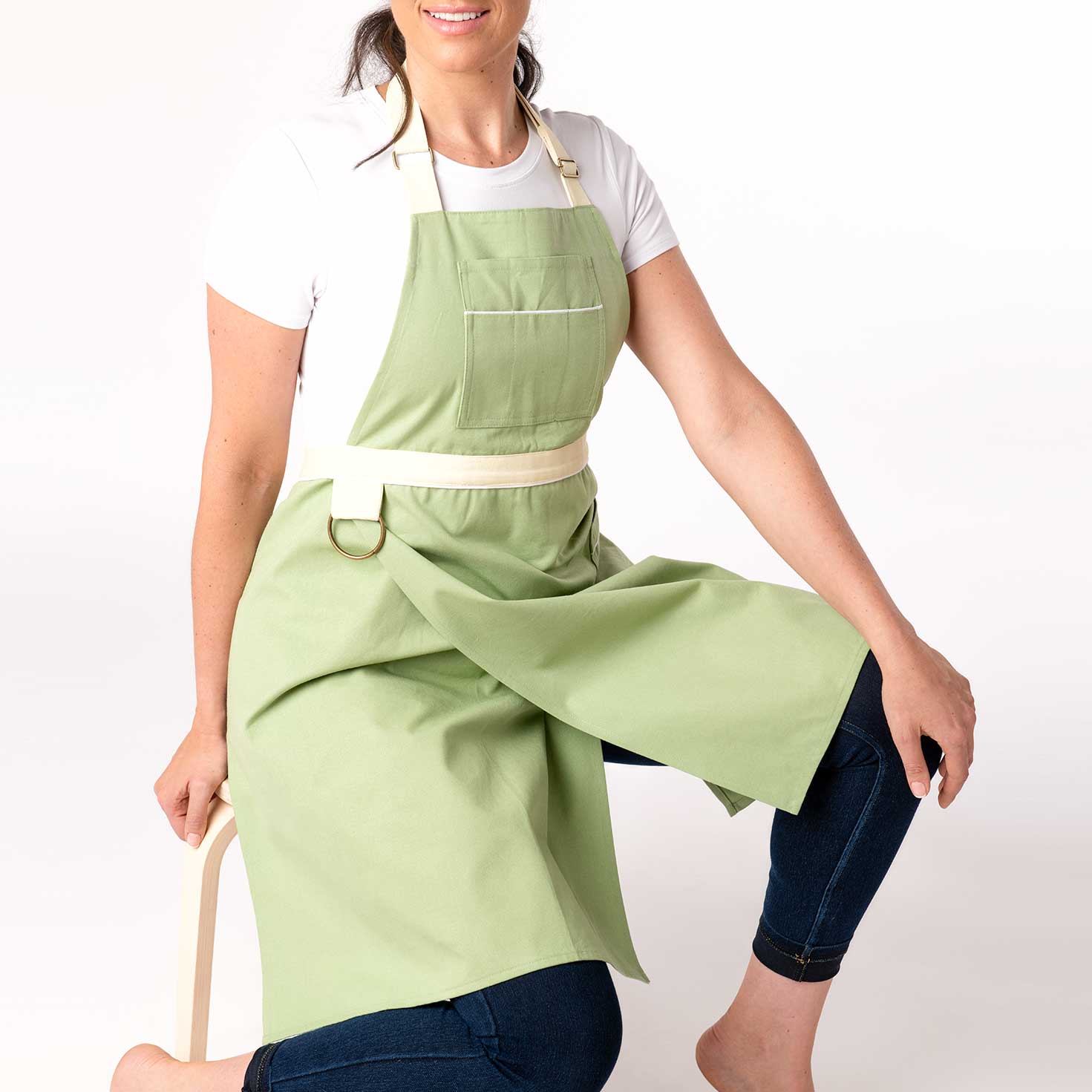 Green apron for sale sales