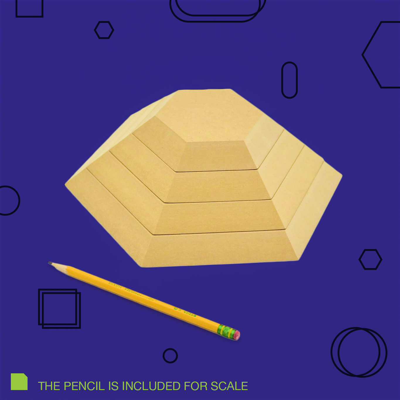 GR Hexagon Stack – Clayscapes Pottery, Inc